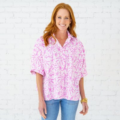 Abby Swing Top Pink Jungle