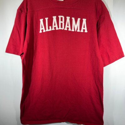1970s Alabama X Russell Athletic Crimson Shirt Medium