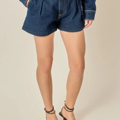 High Waist Denim Shorts