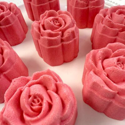 Pink Rose Mini Bath Bomb