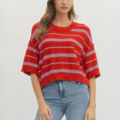 Poppy Striped Sweater