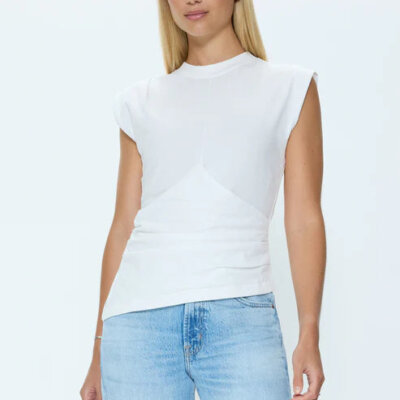 Pistola Nya Draped Tee – White