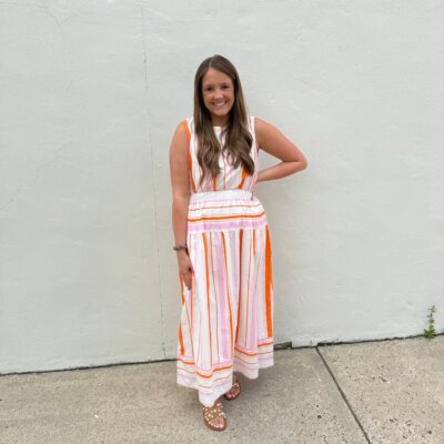 Striped Sleeveless Dress