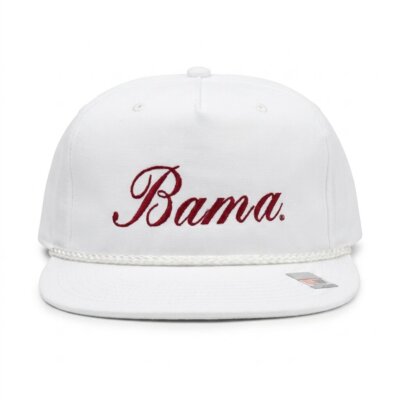 The Magnolia Script Performance Snapback Hat
