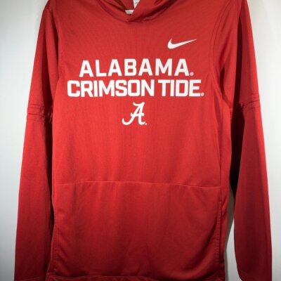 Nike X Alabama Team Issued Crimson Lightweight W Hood Small