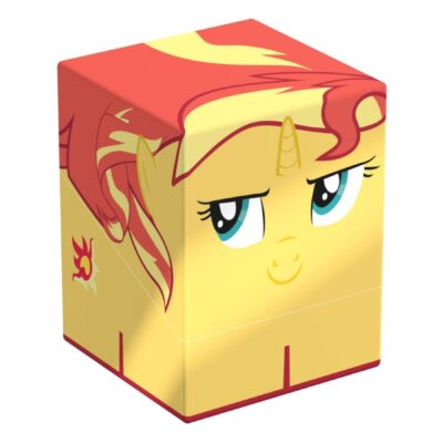 Ultimate Guard Squaroes Boulder 100+ Deck Box - Squaroes: My Little Pony: Friendship Is Magic - Sunset Shimmer