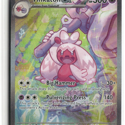 Pokémon TCG: Pokémon Tinkaton ex 262/193 Special Illustration Rare 2023 SV02: Paldea Evolved
