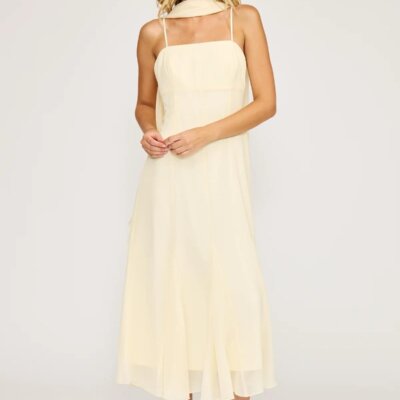 Sable Scarf Dress