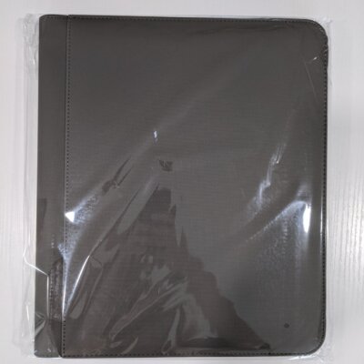Generic 9-Pocket Zippered Toploader Binder - Grey (Holds 252)