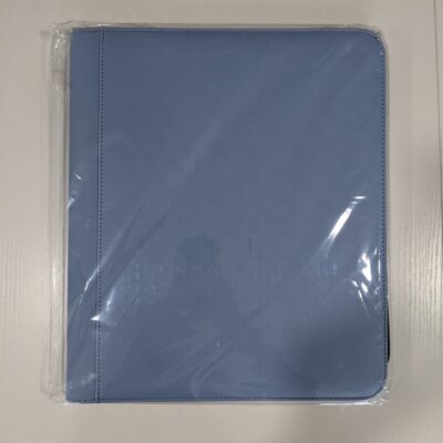 Generic 9-Pocket Zippered Toploader Binder - Light Blue (Holds 252)
