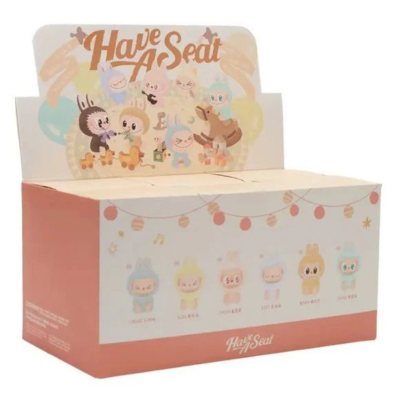 POP MART: THE MONSTERS Labubu Have a Seat Series - Vinyl Plush Pendant Sealed Case