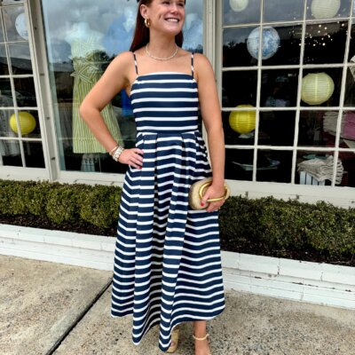Striped Midi Dress