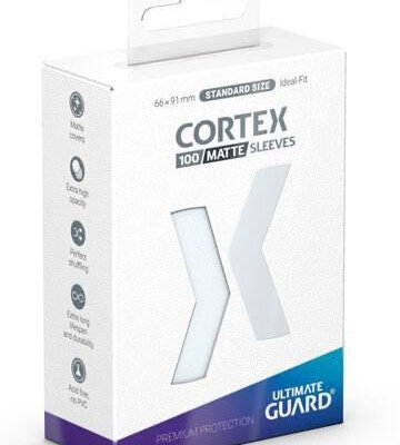 Pokémon TCG: Ultimate Guard Cortex Matte Sleeves Standard Size (100) - Transparent Card Sleeves