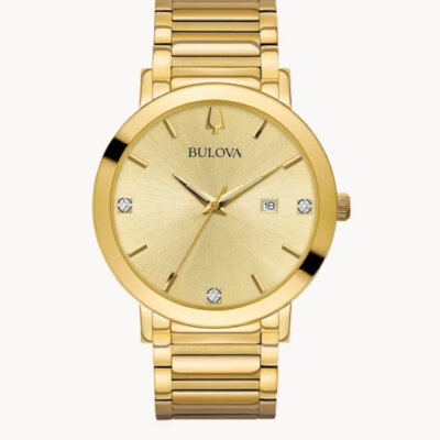 Gold-Toned Futuro Bulova Watch