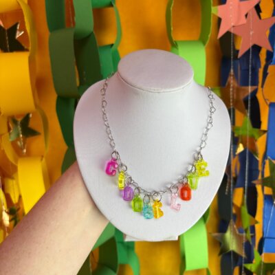 Choose Love Colorful Charm Necklace