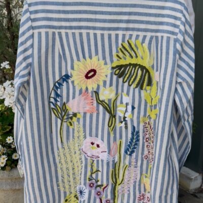Summer in the Garden Embroidered Dress