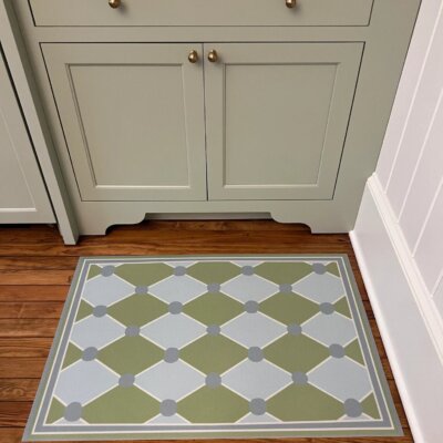 "Hopscotch"  Vinyl Floor Mat - 24"x36"