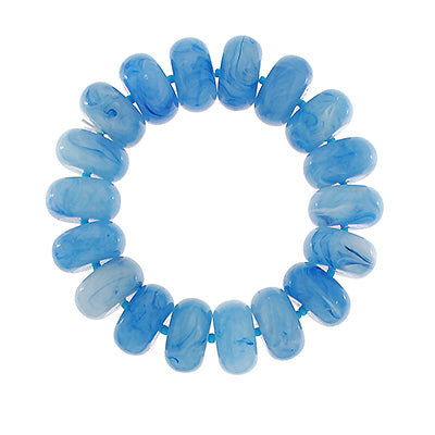 Chunky Marble Bracelet-Blue