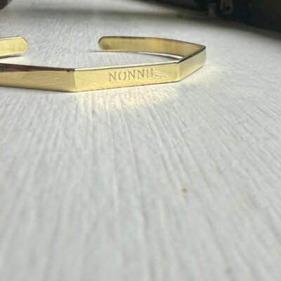 Milla Engraved Cuff