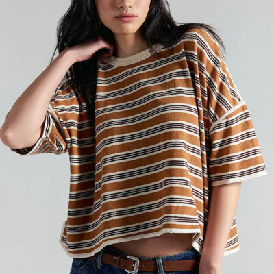 Clean Rugby Tee Almond Combo