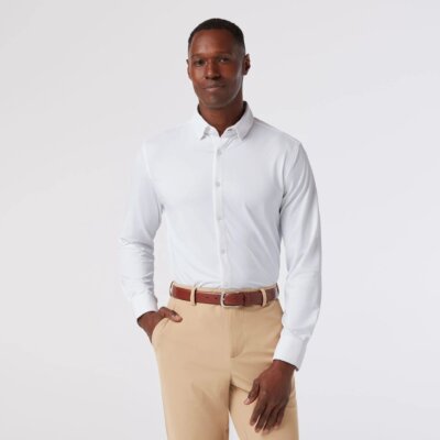 Halyard LS Dress Shirt White