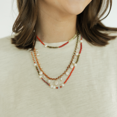 Braided Gradient Pearl Necklace by Noonday Collection