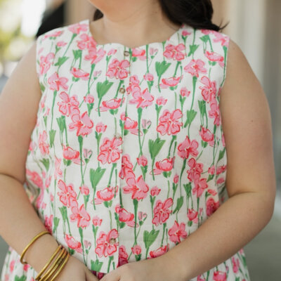 Peri Floral Print Sleeveless Top (S-3XL)