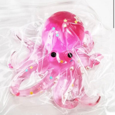 Translucent Jelly Octopus Squish