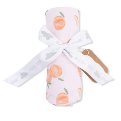 Sweet Peach Swaddle Blanket