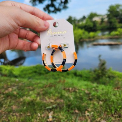 Gameday Epoxy Orange/Navy Hoops