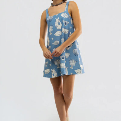 Helen Dress - Ocean Vase