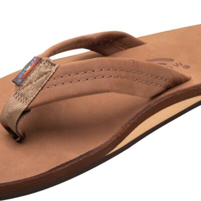 Single Layer Premier Leather with Arch Support 1" Strap
