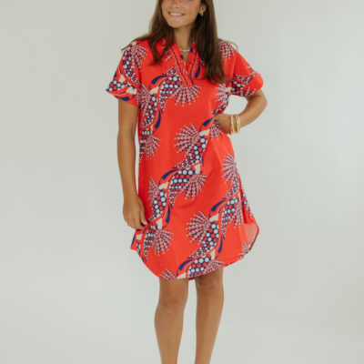 Alana Firecracker Red Dress (XS-XL)