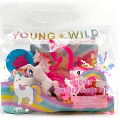 Unicorn Young + Wild And Friedman Sensory Dough Bag
