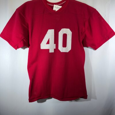 1970's Alabama X Russell Crimson #40 Jersey Youth Medium