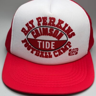 1980s Crimson Tide Ray Perkins Football Camp Trucker Snapback Hat