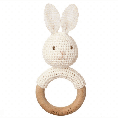 Bunny Teething Toy Rattle