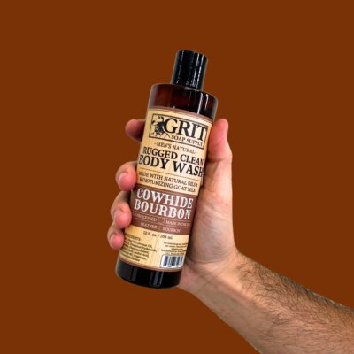 Cowhide Bourbon Goat Milk Body Wash| Natural Men's Body Wash