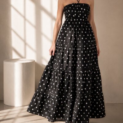 Polka Dot Midi Dress