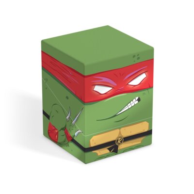 Ultimate Guard Squaroes Boulder 100+ Deck Box - Squaroes + Teenage Mutant Ninja Turtles Wave 3 - Action Mode Raphael
