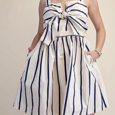 Stripe Fit and Flare