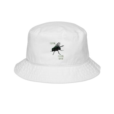 Embroidered “I Look Fly, I Look Good” Bucket Hat