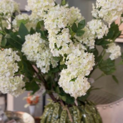 Faux Snowball Flower