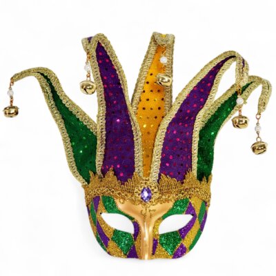 Harlequin Eye Mask 9" x 10"