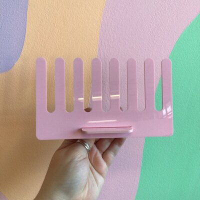 Pale Pink Ring Display