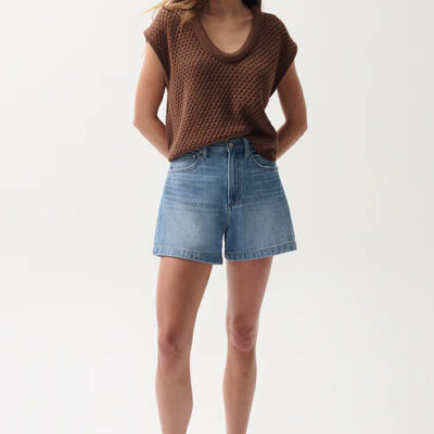 Saige High Rise A-Line Short Sail Away
