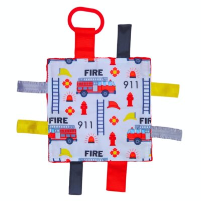 Fire Fighter Tags Crinkle Toy
