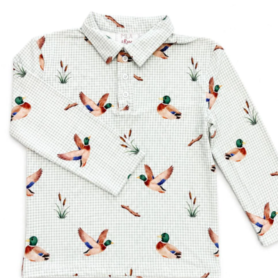 Duck Pond LS Polo