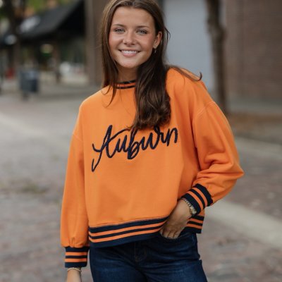 Millie Auburn Script Sweatshirt (XS-2XL)