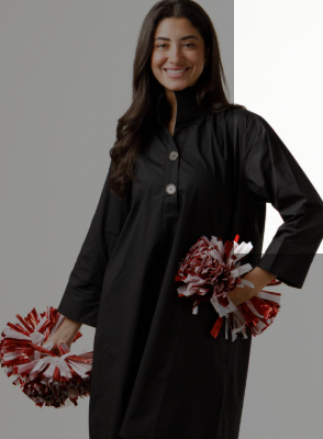 Arden Dress - Game Day Black